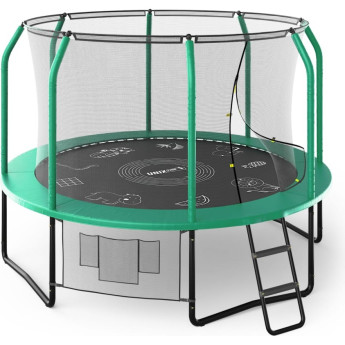 Батут UNIX LINE SUPREME GAME 14 ft (green)