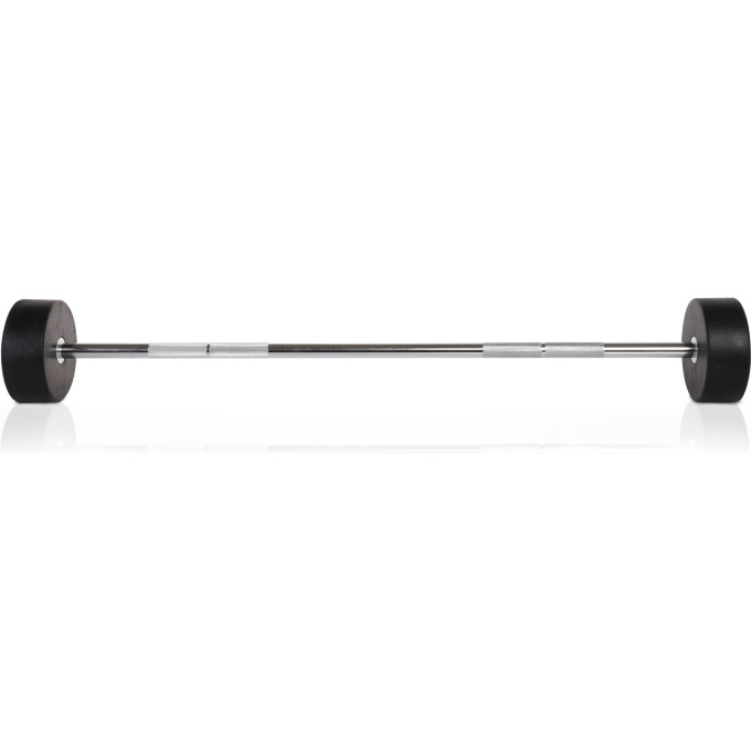 Штанга UNIX FIT PRO прямая обрезиненная 30 кг BBRND30PBK